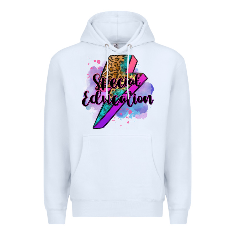 Special Eduation Teacher Lightning Bolt Premium Hoodie by Zillion Design Studio | Teevron