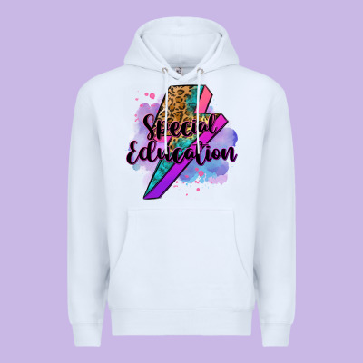 Special Eduation Teacher Lightning Bolt Premium Hoodie Designed By Zillion Design Studio