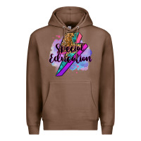 Chestnut special eduation teacher lightning bolt Premium Hoodie - Zillion Design Studio