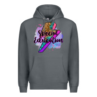 Rock special eduation teacher lightning bolt Premium Hoodie - Zillion Design Studio
