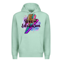 Seafoam special eduation teacher lightning bolt Premium Hoodie - Zillion Design Studio