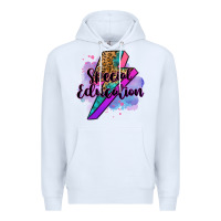 White special eduation teacher lightning bolt Premium Hoodie - Zillion Design Studio