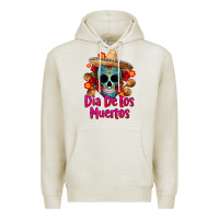 Oatmeal Heather dia de los muertos Premium Hoodie - CTS Tumbler Store