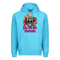 Ocean Blue dia de los muertos Premium Hoodie - CTS Tumbler Store