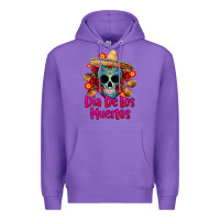 Purple dia de los muertos Premium Hoodie - CTS Tumbler Store