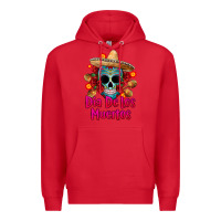Red dia de los muertos Premium Hoodie - CTS Tumbler Store