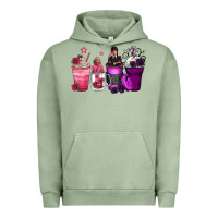 Pigment Oil Green wednesday and enid coffee cups Urban Hoodie - Zillion Design Studio
