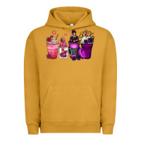 Pigment Peanut Butter wednesday and enid coffee cups Urban Hoodie - Zillion Design Studio