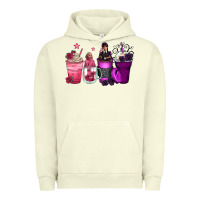Pigment Pistachio wednesday and enid coffee cups Urban Hoodie - Zillion Design Studio