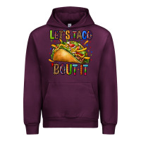 Mauve Wine lets taco bout it Urban Hoodie - CTS Tumbler Store