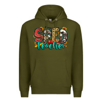 Army Green special education teacher Premium Hoodie - Zillion Design Studio