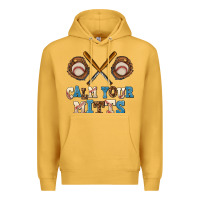 Mustard calm your mitts Premium Hoodie - AdoDesignShop