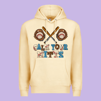 Calm Your Mitts Premium Hoodie Designed By Adodesignshop