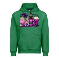 Emerald wednesday coffee cups Urban Hoodie - Zillion Design Studio