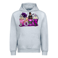 Heather Grey wednesday coffee cups Urban Hoodie - Zillion Design Studio