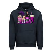 Navy wednesday coffee cups Urban Hoodie - Zillion Design Studio