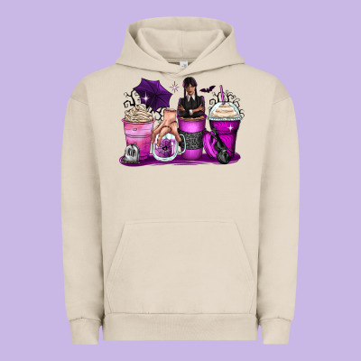 Wednesday Coffee Cups Urban Hoodie Designed By Zillion Design Studio
