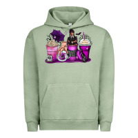 Pigment Oil Green wednesday coffee cups Urban Hoodie - Zillion Design Studio