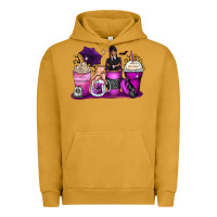 Pigment Peanut Butter wednesday coffee cups Urban Hoodie - Zillion Design Studio
