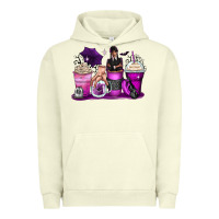 Pigment Pistachio wednesday coffee cups Urban Hoodie - Zillion Design Studio