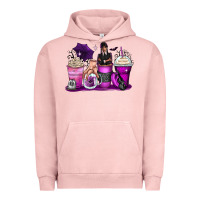 Pigment Salmon wednesday coffee cups Urban Hoodie - Zillion Design Studio