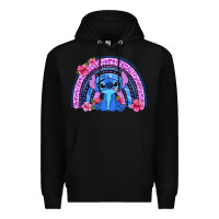 Black stitch rainbow Premium Hoodie - Zillion Design Studio