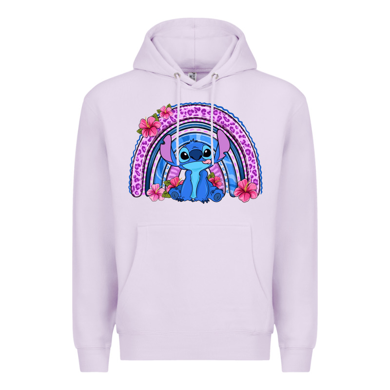 Stitch Rainbow Premium Hoodie by Zillion Design Studio | Teevron