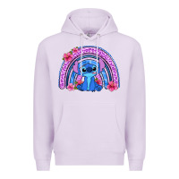 Lilac stitch rainbow Premium Hoodie - Zillion Design Studio