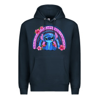 Navy stitch rainbow Premium Hoodie - Zillion Design Studio