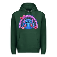 Sports Green stitch rainbow Premium Hoodie - Zillion Design Studio