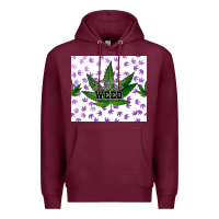 Burgundy i bet my soul smells like weed Premium Hoodie - CTS Tumbler Store