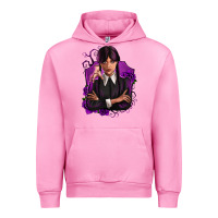 Fuchsia Pink wednesday Urban Hoodie - Zillion Design Studio
