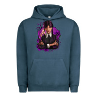 Pigment Midnight Navy wednesday Urban Hoodie - Zillion Design Studio