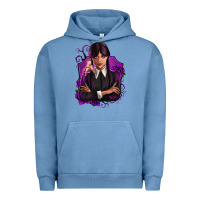 Pigment Pebble Blue wednesday Urban Hoodie - Zillion Design Studio