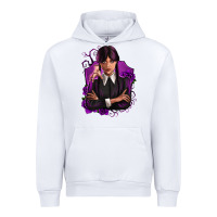 White wednesday Urban Hoodie - Zillion Design Studio