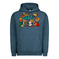 Pigment Midnight Navy Let's fiesta Urban Hoodie - CTS Tumbler Store