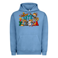 Pigment Pebble Blue Let's fiesta Urban Hoodie - CTS Tumbler Store