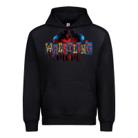 Black wrestling mom Urban Hoodie - Zillion Design Studio