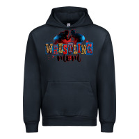 Navy wrestling mom Urban Hoodie - Zillion Design Studio