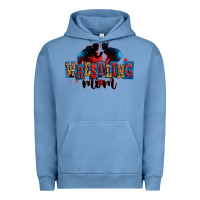 Pigment Pebble Blue wrestling mom Urban Hoodie - Zillion Design Studio