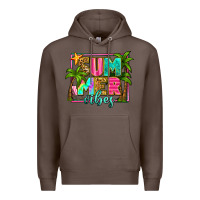 Coffee summer vibes Premium Hoodie - Zillion Design Studio