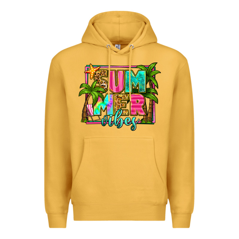 Summer Vibes Premium Hoodie by Zillion Design Studio | Teevron