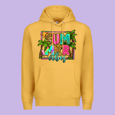 Summer Vibes Premium Hoodie Designed By Zillion Design Studio