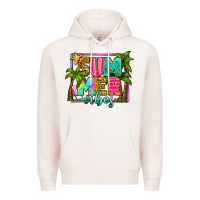 Pale Pink summer vibes Premium Hoodie - Zillion Design Studio
