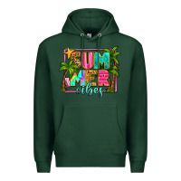 Sports Green summer vibes Premium Hoodie - Zillion Design Studio