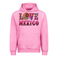 Fuchsia Pink love mexico Urban Hoodie - CTS Tumbler Store