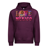Mauve Wine love mexico Urban Hoodie - CTS Tumbler Store