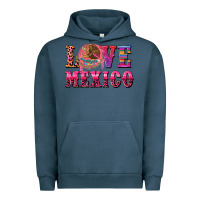 Pigment Midnight Navy love mexico Urban Hoodie - CTS Tumbler Store
