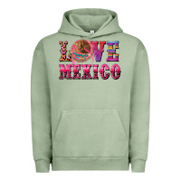Pigment Oil Green love mexico Urban Hoodie - CTS Tumbler Store