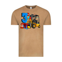 Vintage Camel forklift birthday three Vintage Tee - Artiststas